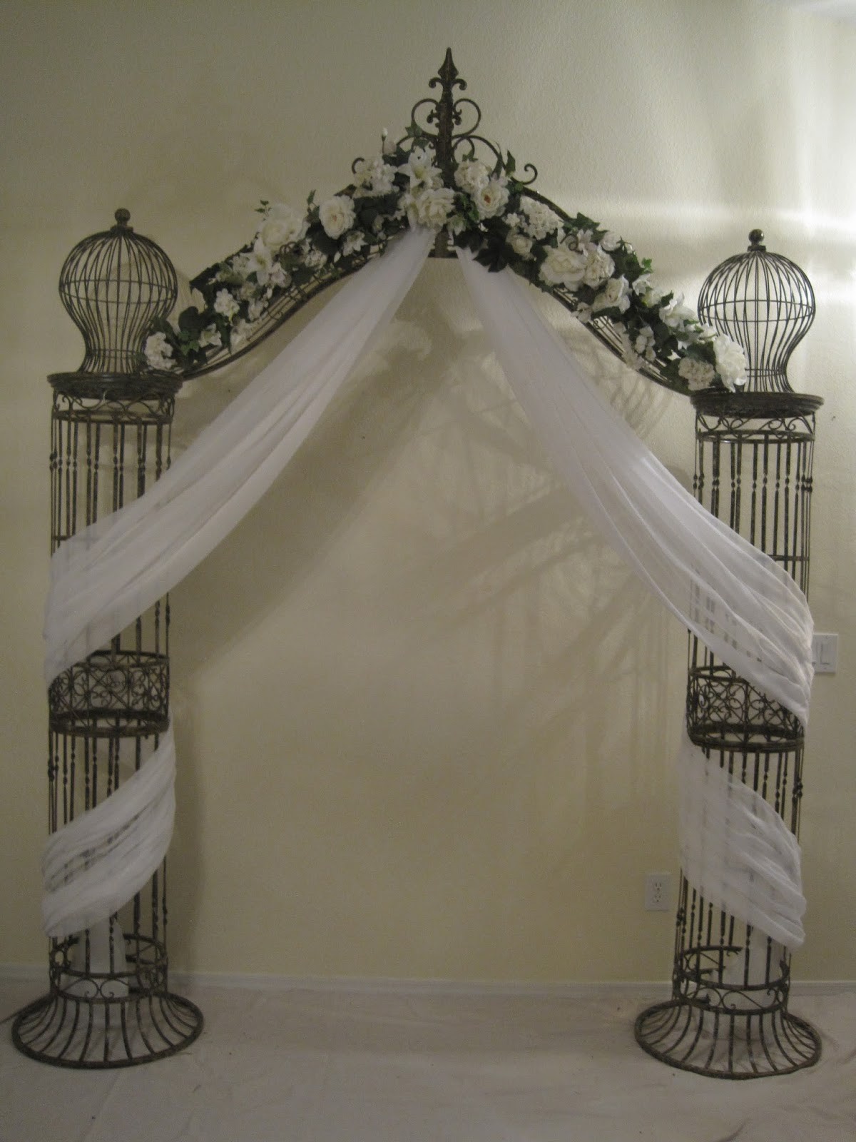 Wrought Iron Wedding Decor
