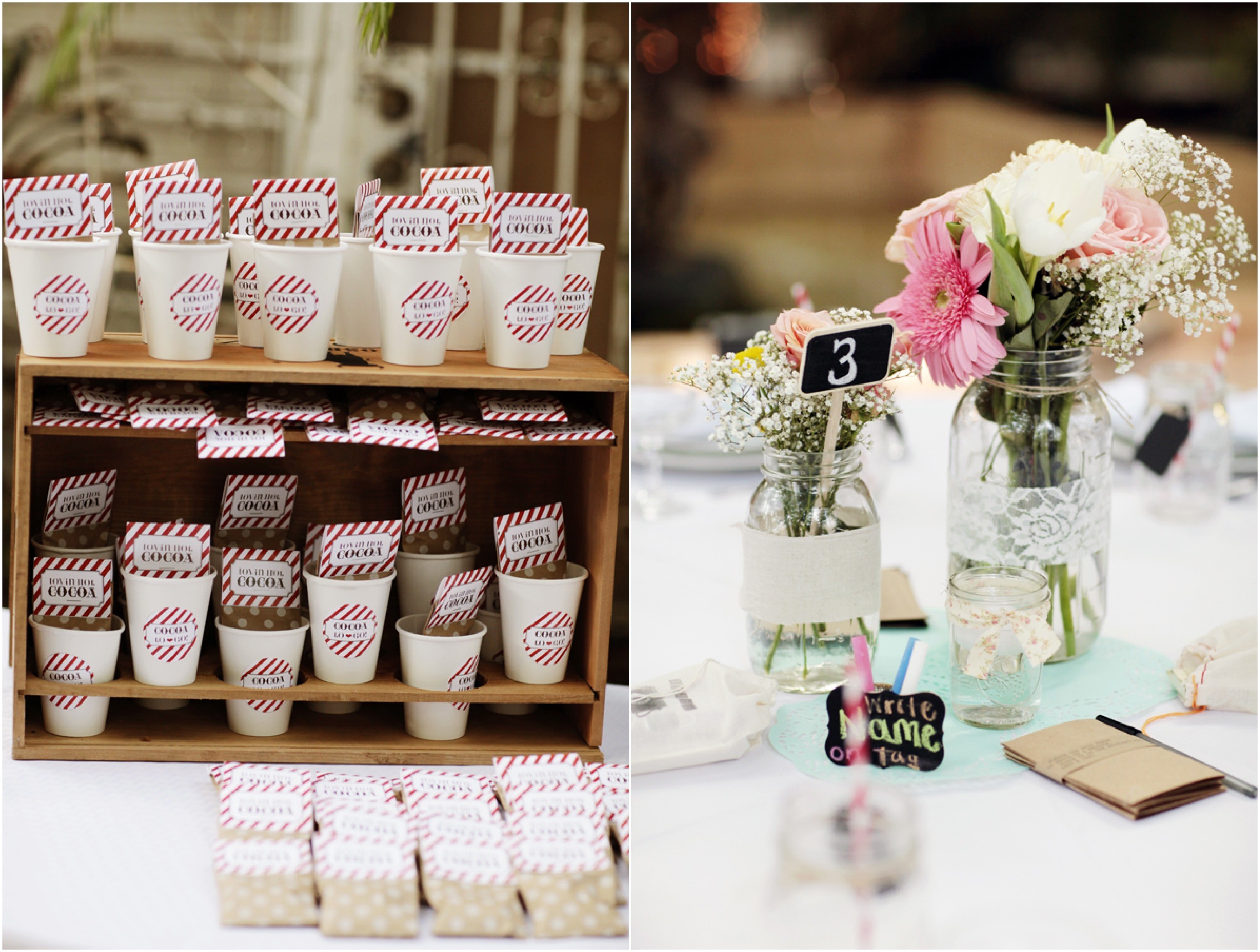 Vintage Wedding Reception Decor